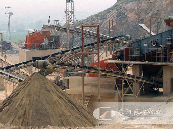 傳統(tǒng)的制沙生產線