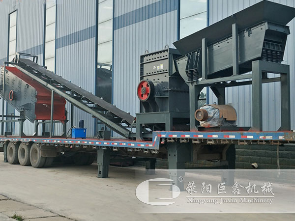 小型移動(dòng)一體式碎沙機(jī)