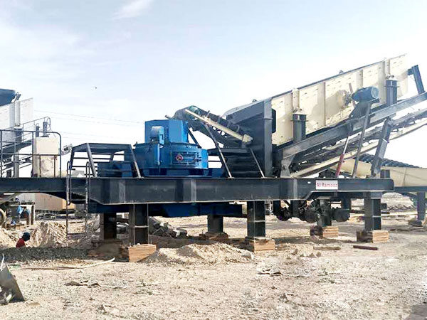 時(shí)產(chǎn)50-100噸小型石灰石生產(chǎn)線(移動(dòng)式)