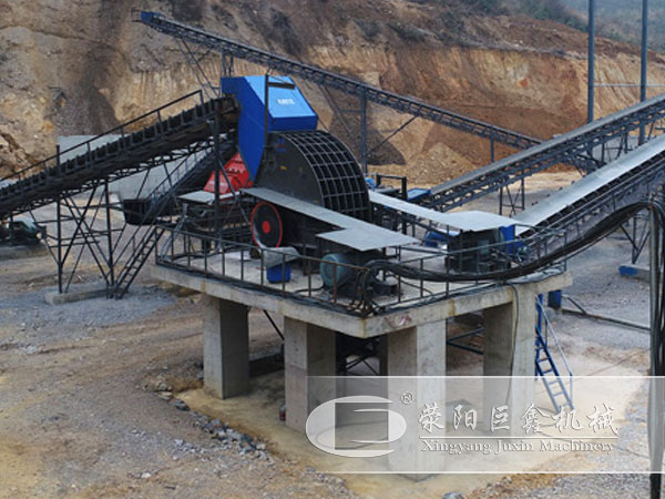 100 t/h重錘破 青石子石料生產(chǎn)線配置