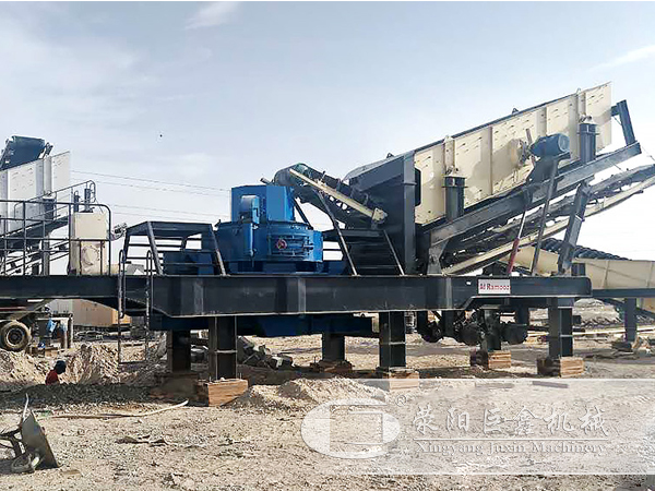 時產(chǎn)100噸的機制沙生產(chǎn)線(移動式)