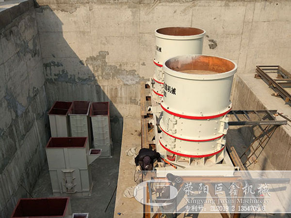 干粉砂漿制沙機(jī)用戶現(xiàn)場(chǎng)