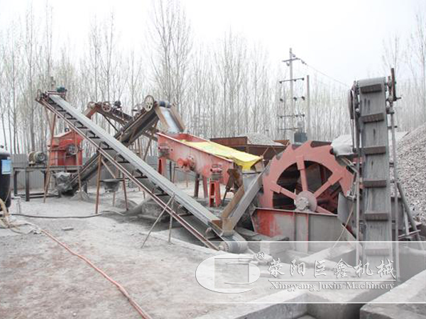 00對河卵石機制砂生產(chǎn)線