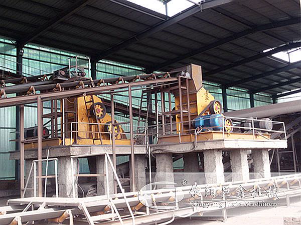 雙級破破碎煤矸石破碎用戶現(xiàn)場